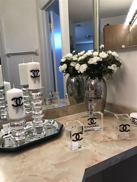 chanel bathroom decor|Chanel decor for bedroom.